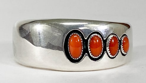 Gene & Martha Jackson Signed Cuff Bracelet