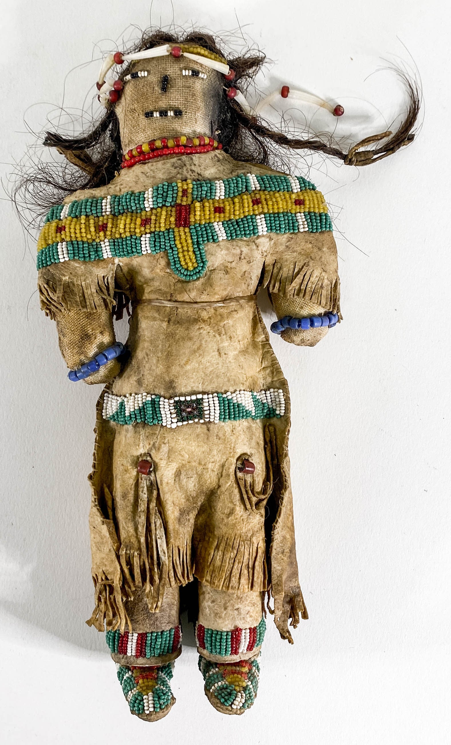 Native American Crow 10 IN Beaded Doll (1 of 2)