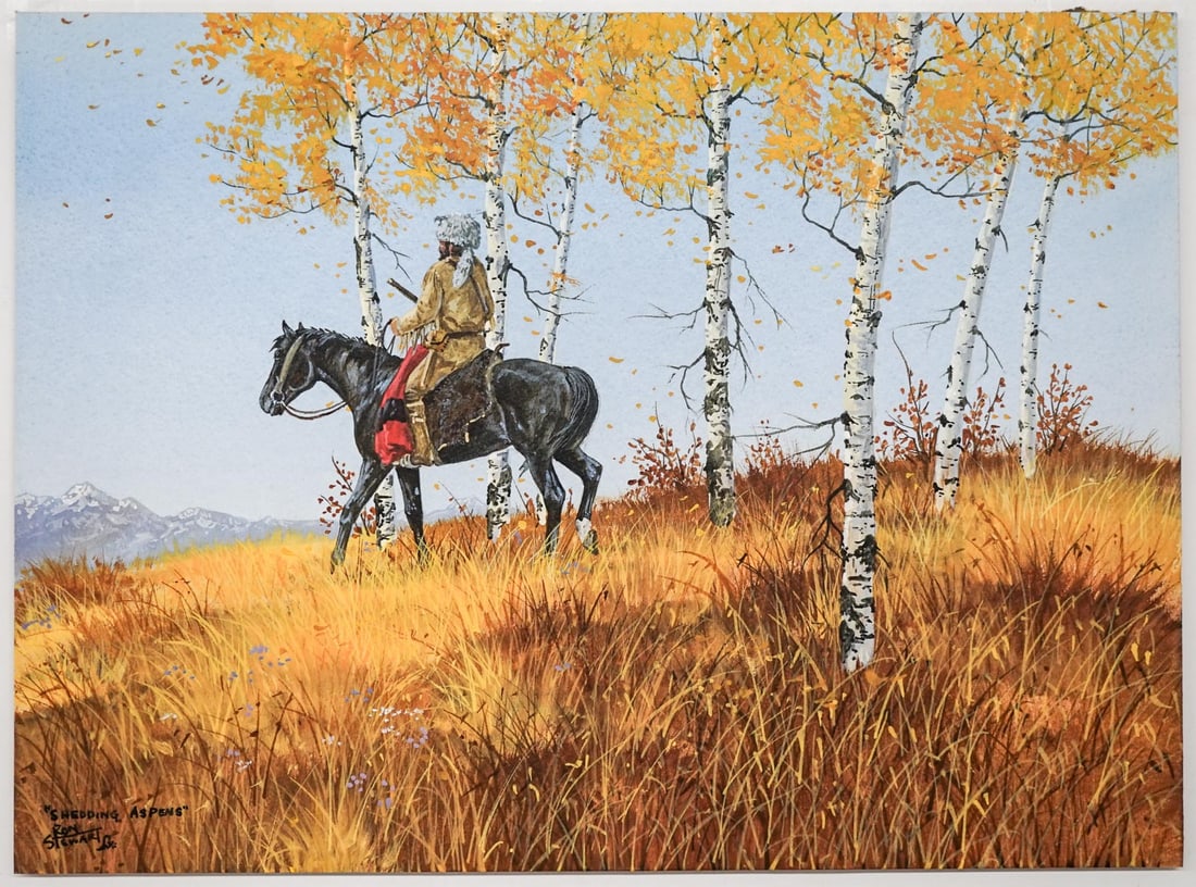 Ron Stewart (Arizona, Born 1941) Original Painting (1 of 4)