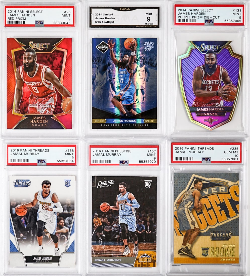 James Harden & Jamal Murray Graded Bask. Cards (1 of 2)