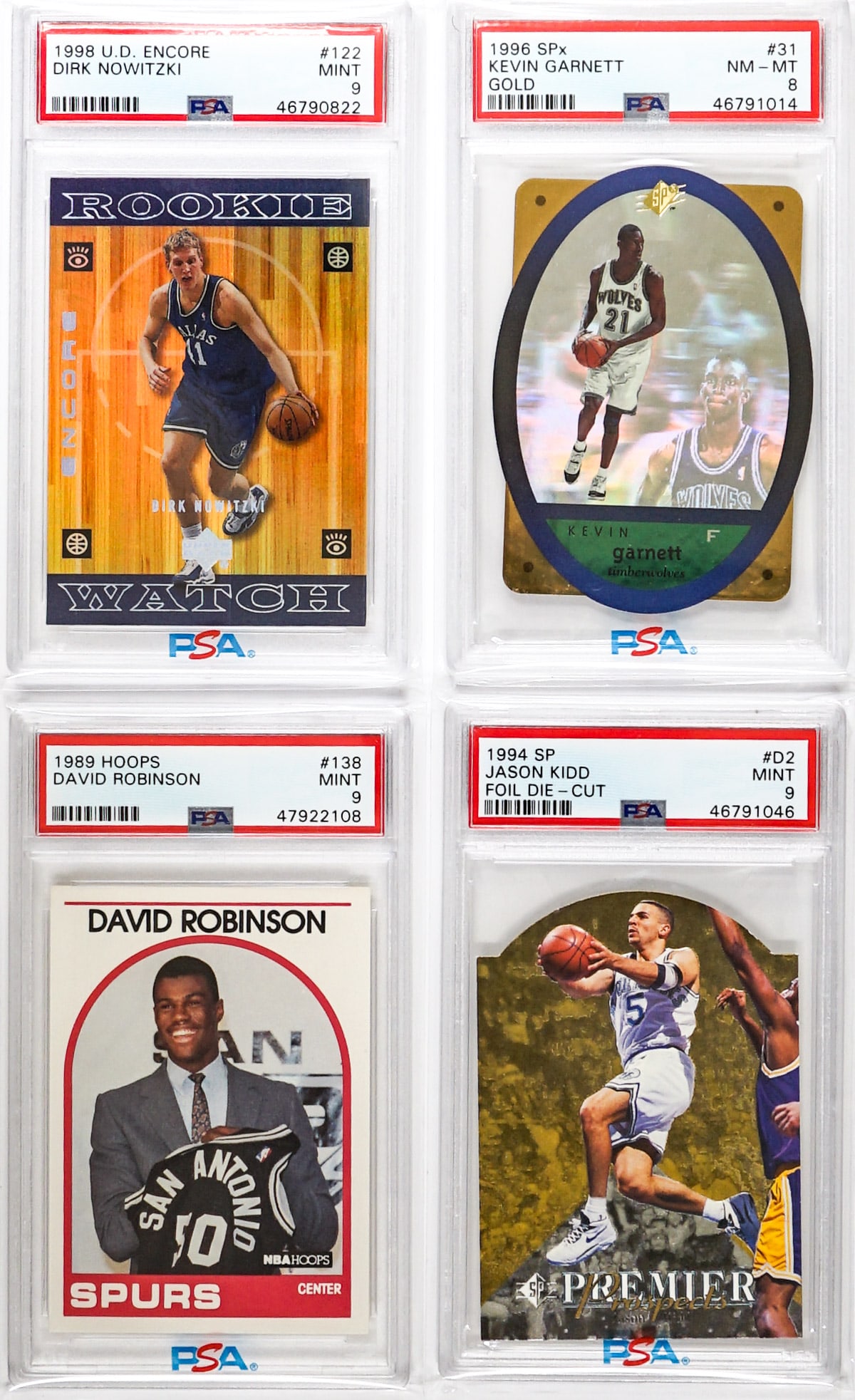 NBA Rookie Cards-PSA Graded HIGH GRADE (4) (1 of 2)