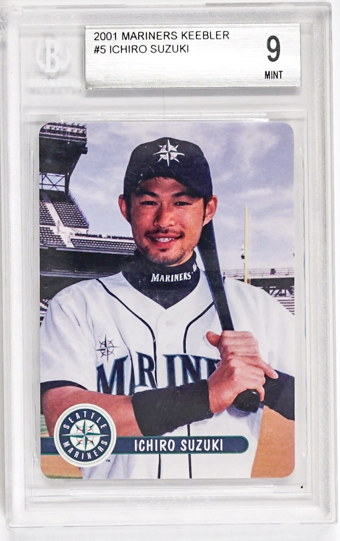 2001 Keebler Ichiro Suzuki Rookie RC #5 BGS 9 (1 of 2)