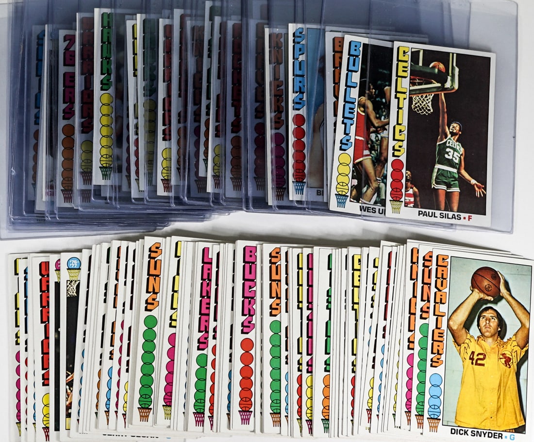1976-77 Topps Basket Near Complete Set (1 of 9)