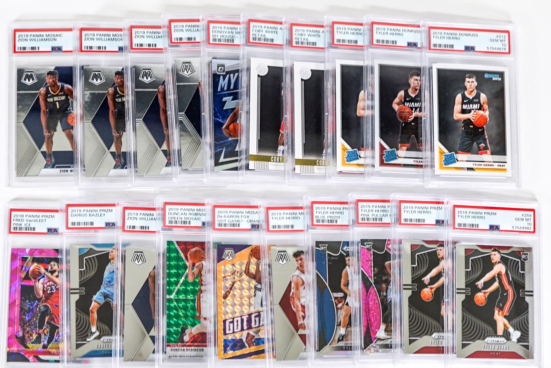2019 Panini Basketball PSA 10 Graded Cards (20) (1 of 3)