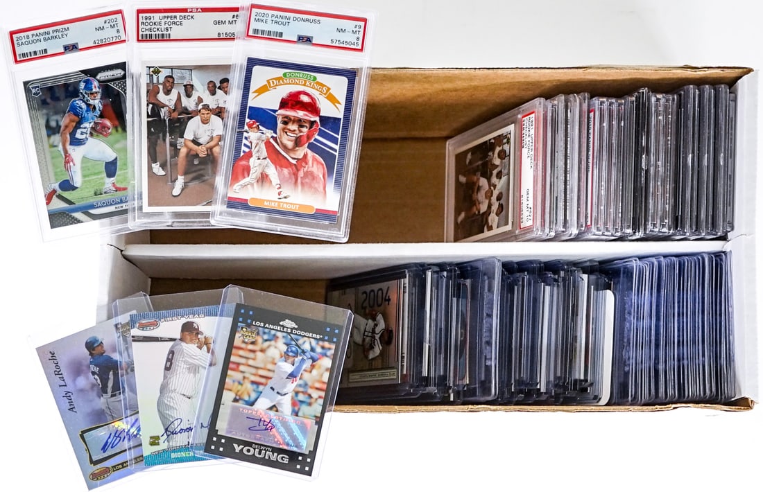 Football & Baseball Graded & Assorted Cards (1 of 6)