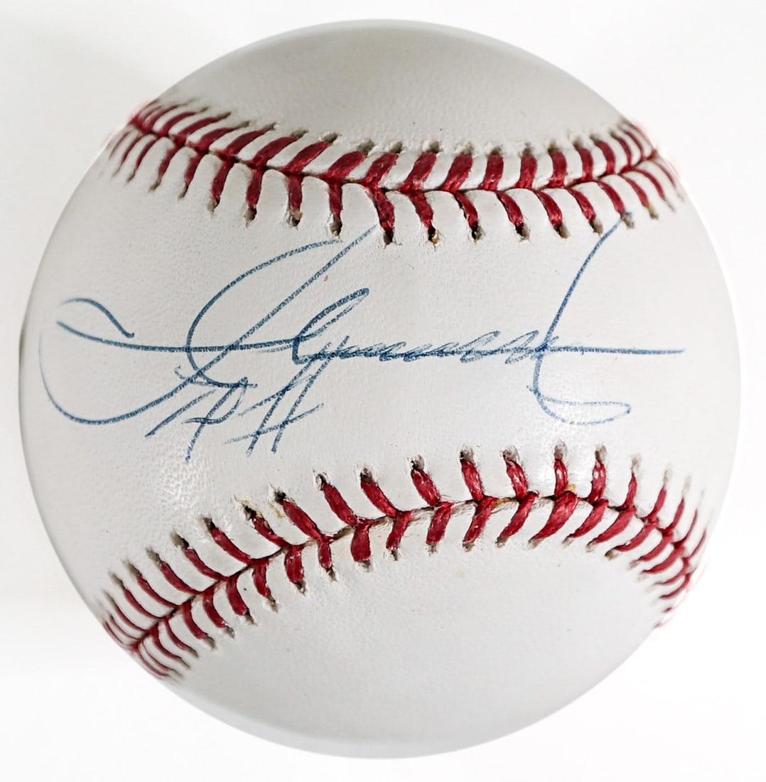 Sammy Sosa Autographed MLB Baseball BAS COA (1 of 2)