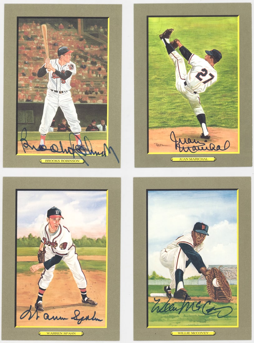 (4) Perez-Steele Autographed Great Moments (1 of 9)