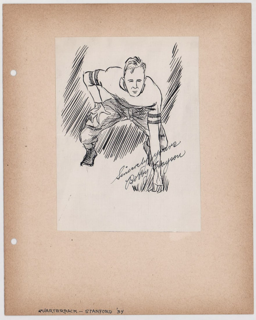 Bobby Grayson (Stanford 1933-1935, d.1981) (1 of 3)
