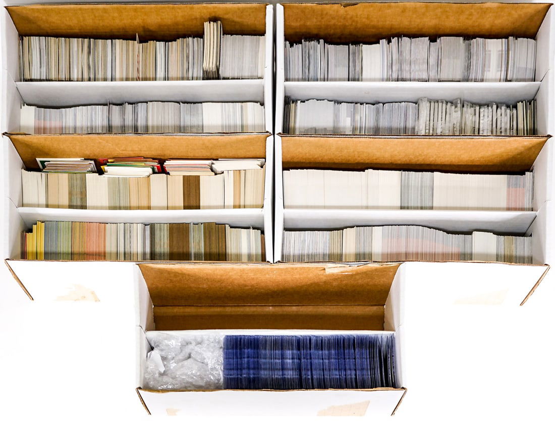 Four Boxes of Assorted Sports Cards (1 of 6)