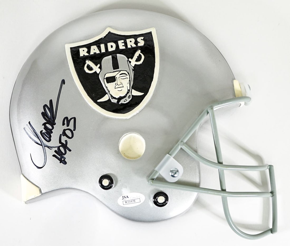 Marcus Allen HOF '03 Raiders Plaque SIGNED JSA (1 of 3)