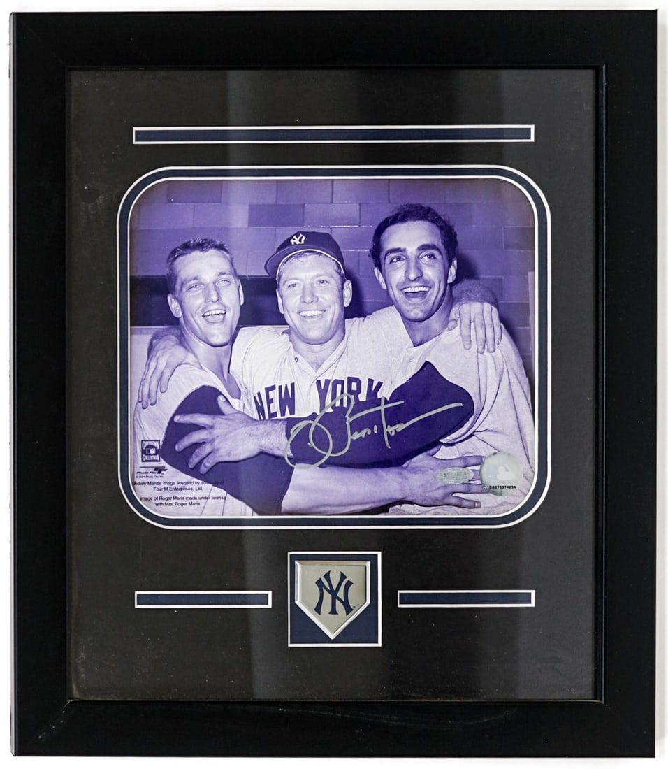 Joe Pepitone Framed Photo SIGNED BAS LOA (1 of 4)