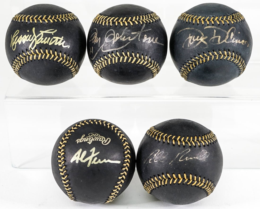 Former MLB & Los Angeles Dodgers SS Baseballs (1 of 2)