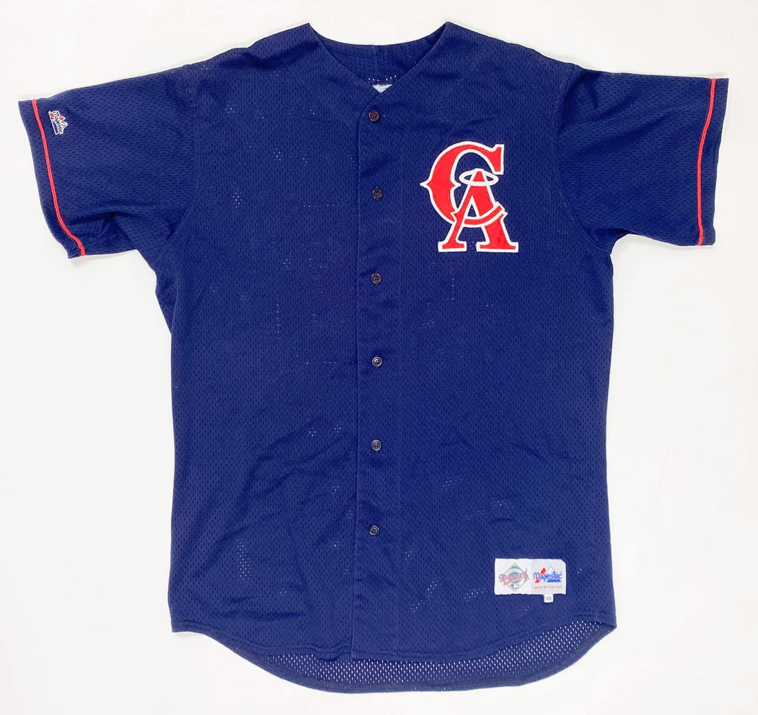 Coach Lachemann Game Worn Angels Jersey (1 of 3)