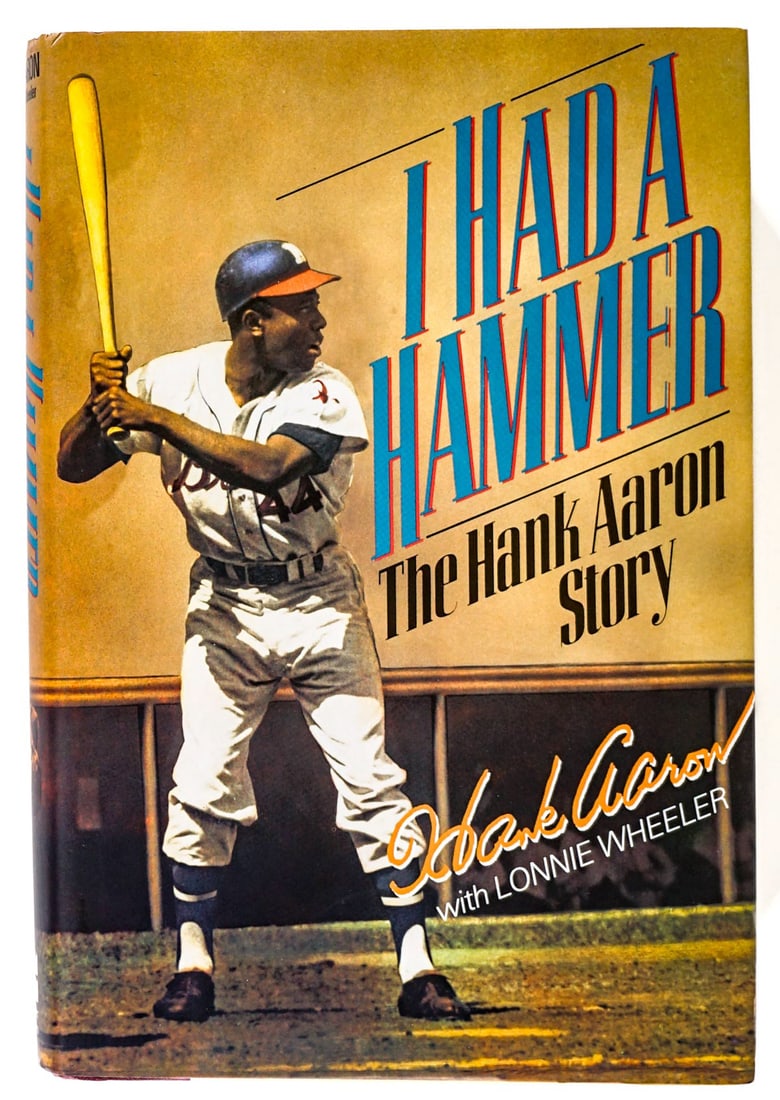 Hank Aaron Signed Book Beckett COA (1 of 8)