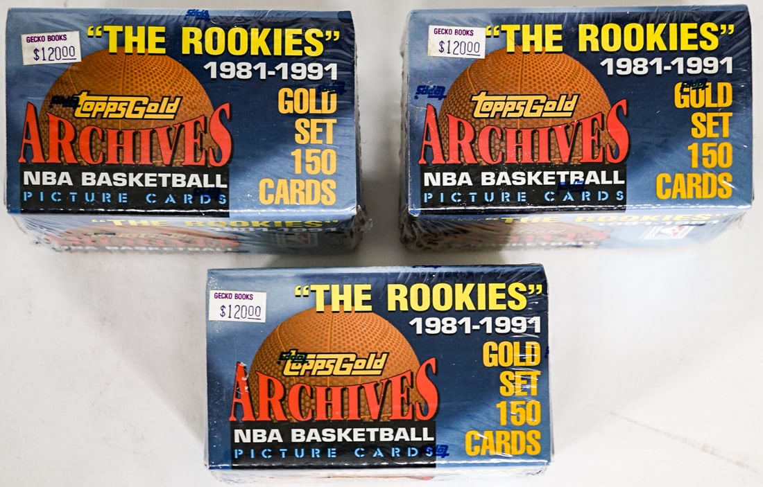 (3) Topps Gold Archive “The Rookies” Sets (1 of 6)