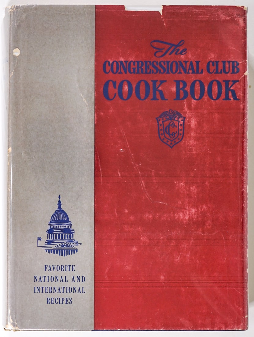 Bess Truman SIGNED - Congressional Club Cook Book (1 of 6)