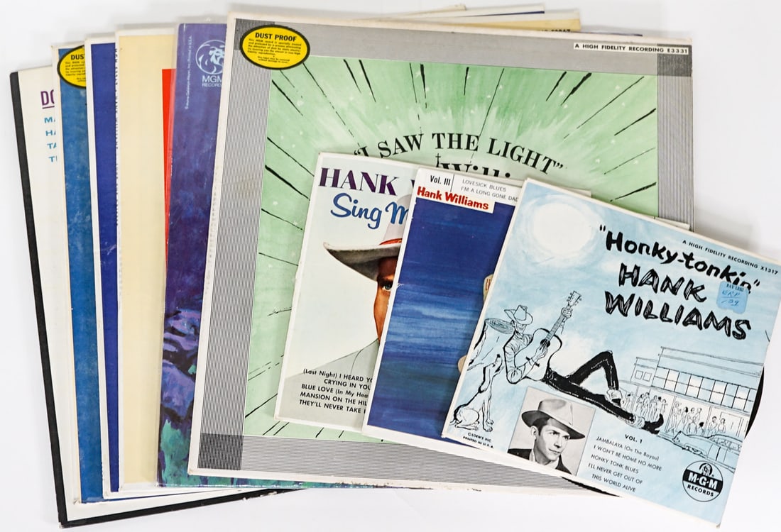 Hank Williams Vinyl Records (1 of 15)