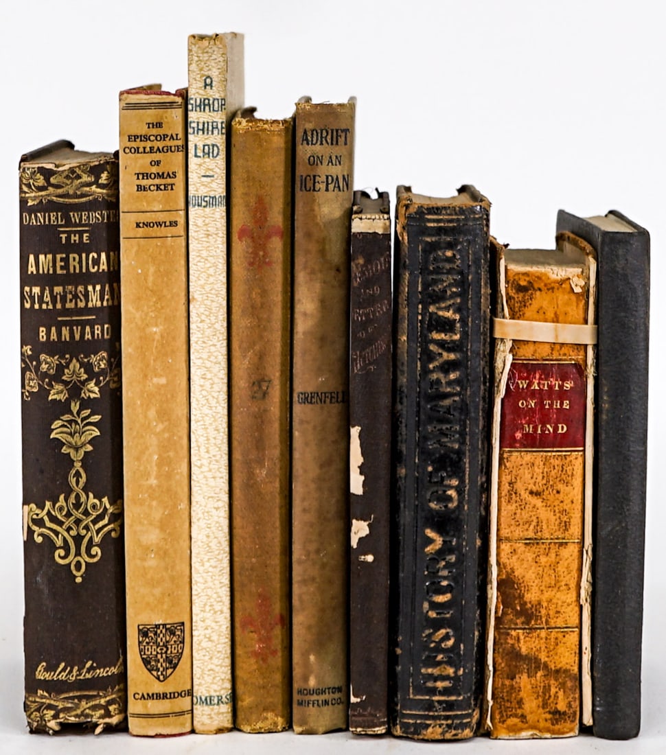 A Group of Small Vintage and Antique Books (1 of 2)