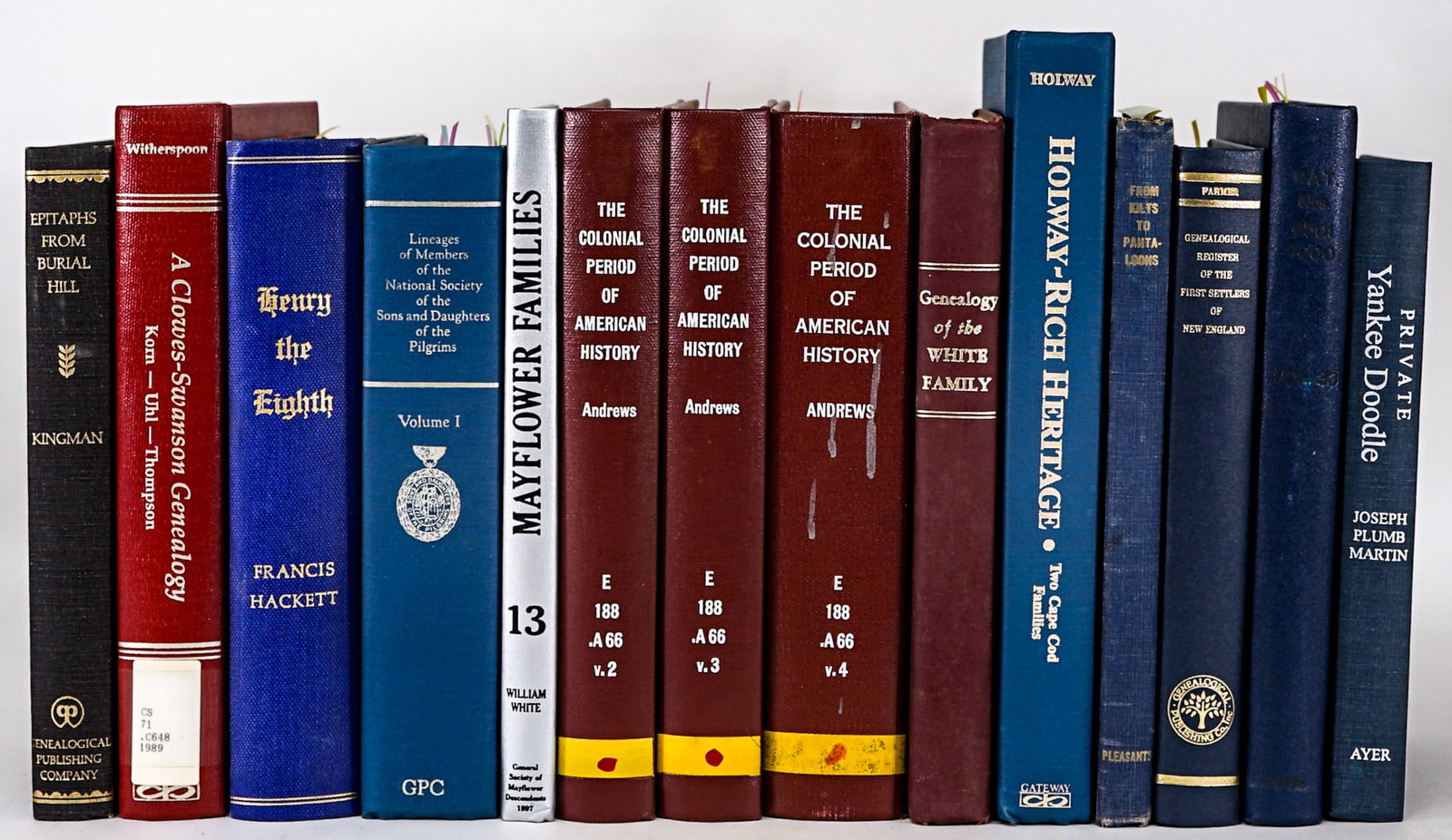 [Genealogy, U.S. History] Group of Books (1 of 1)