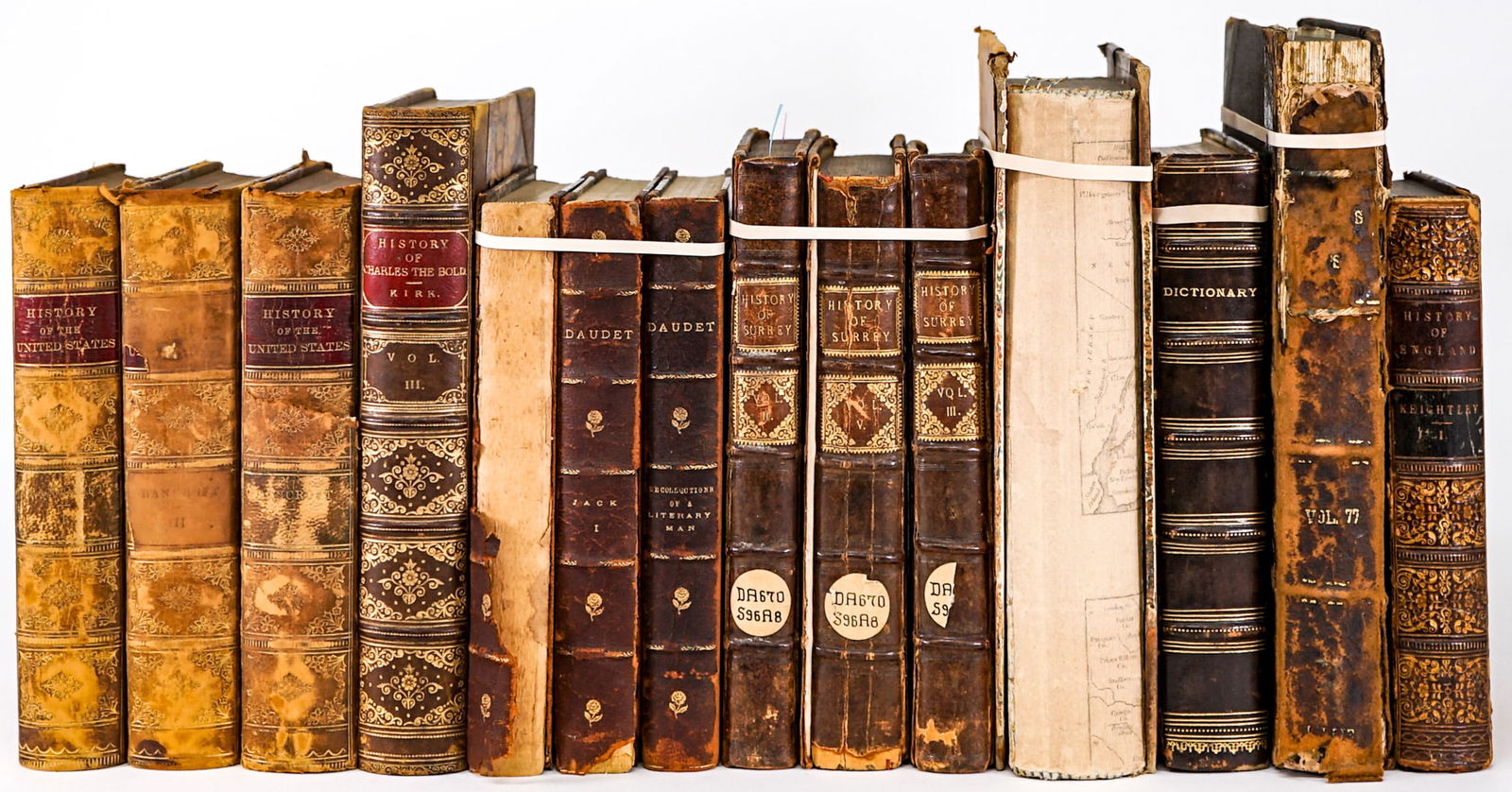 Antique Leatherbound Books (1 of 5)