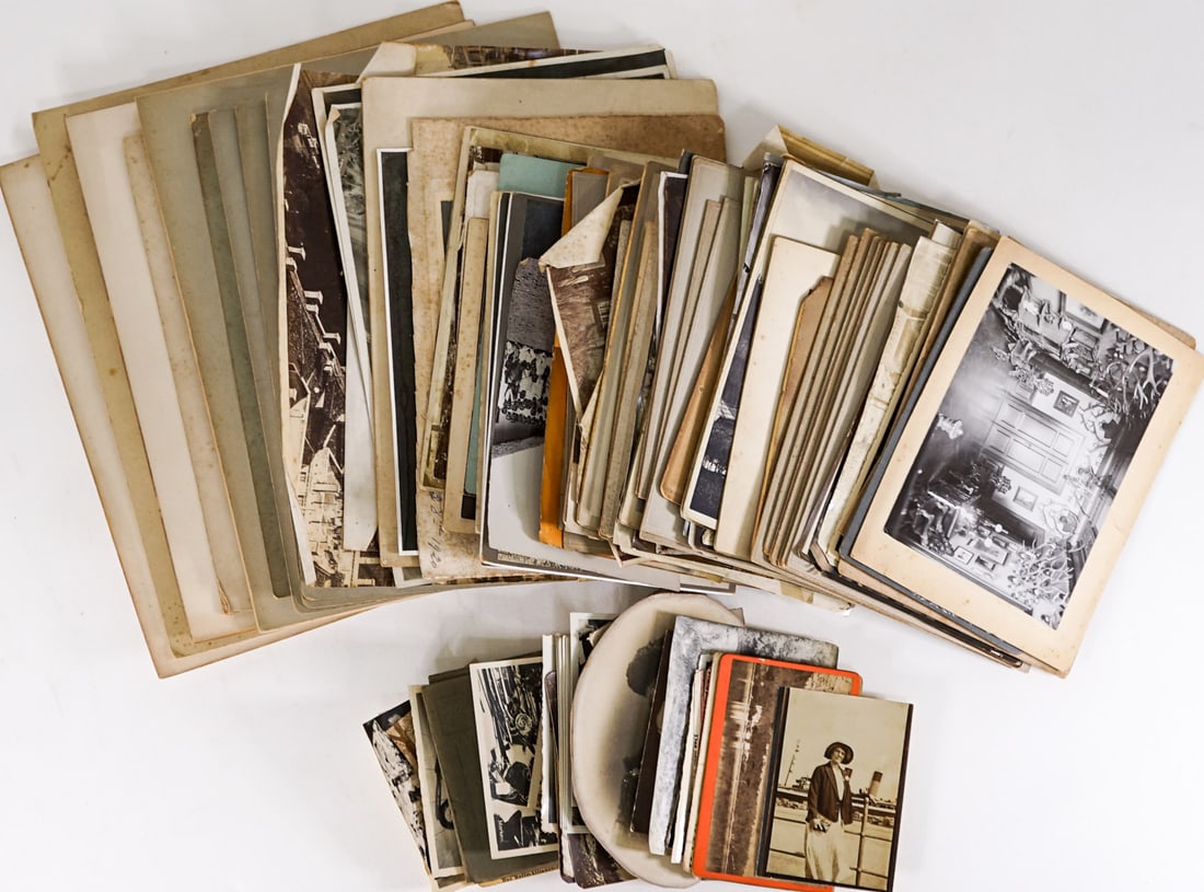 Large Group of Antique European Mounted Photos (1 of 5)