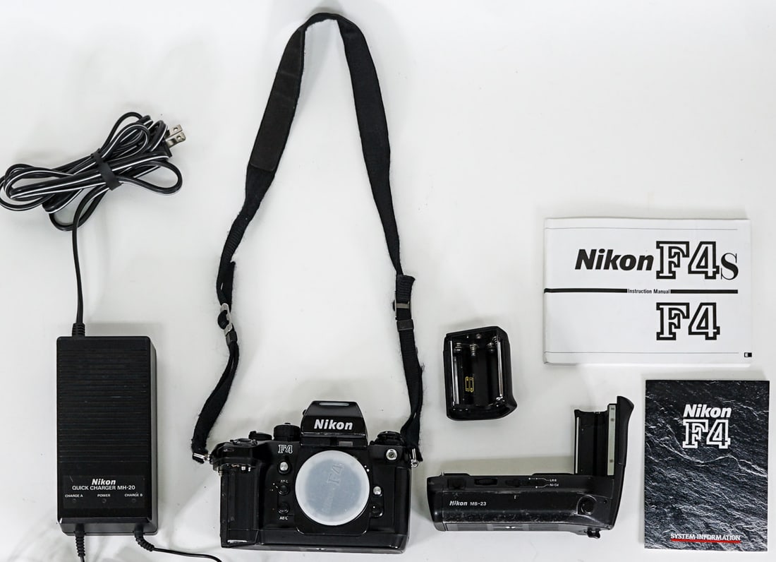Nikon F4 Camera Body w/ MB23 Battery Pack (1 of 2)