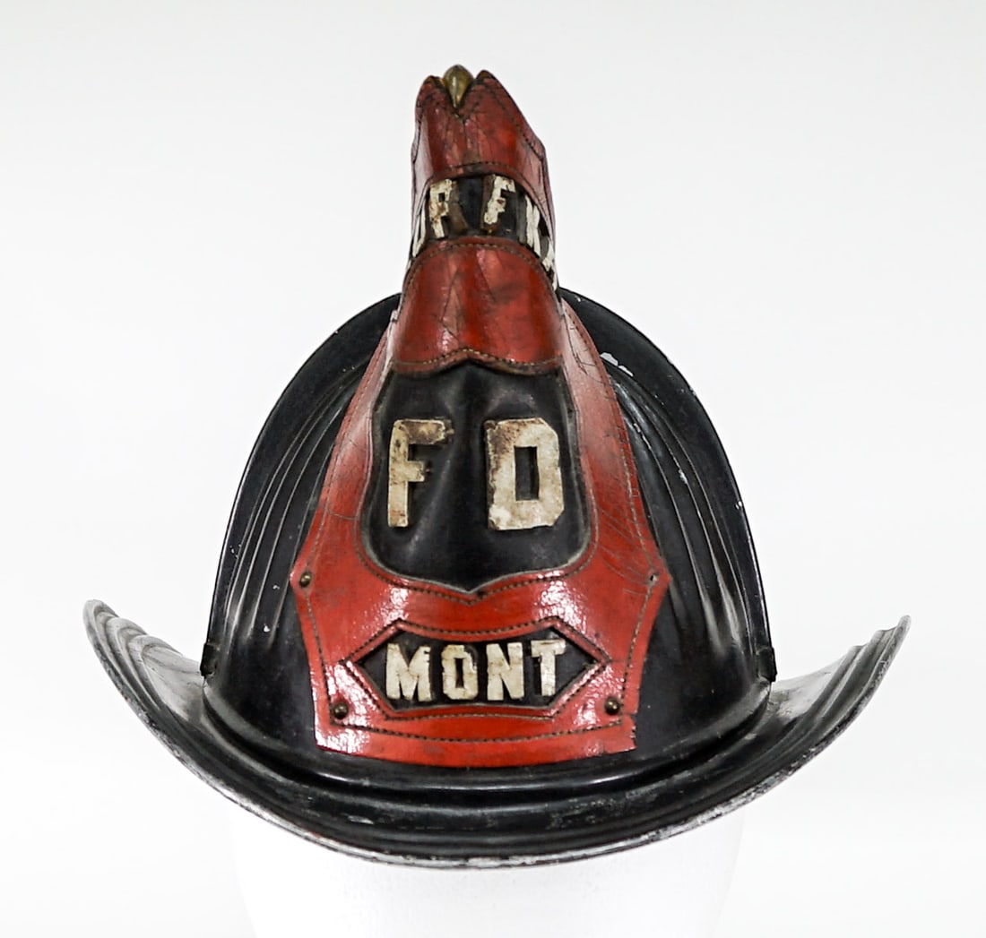 Eureka, Montana Antique Cairns Bro. Fire Helmet (1 of 7)