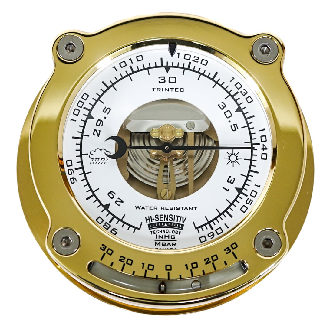TrinTec Odyssey Brass Ship's Barometer (1 of 5)