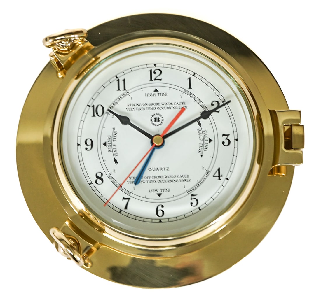 Bey-Berk Porthole Tide and Time Clock SQ511 MIB (1 of 7)