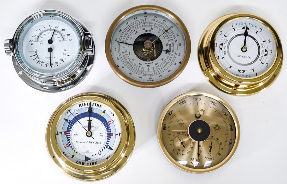 Maritime (5) Clocks and Weather Instruments (1 of 3)