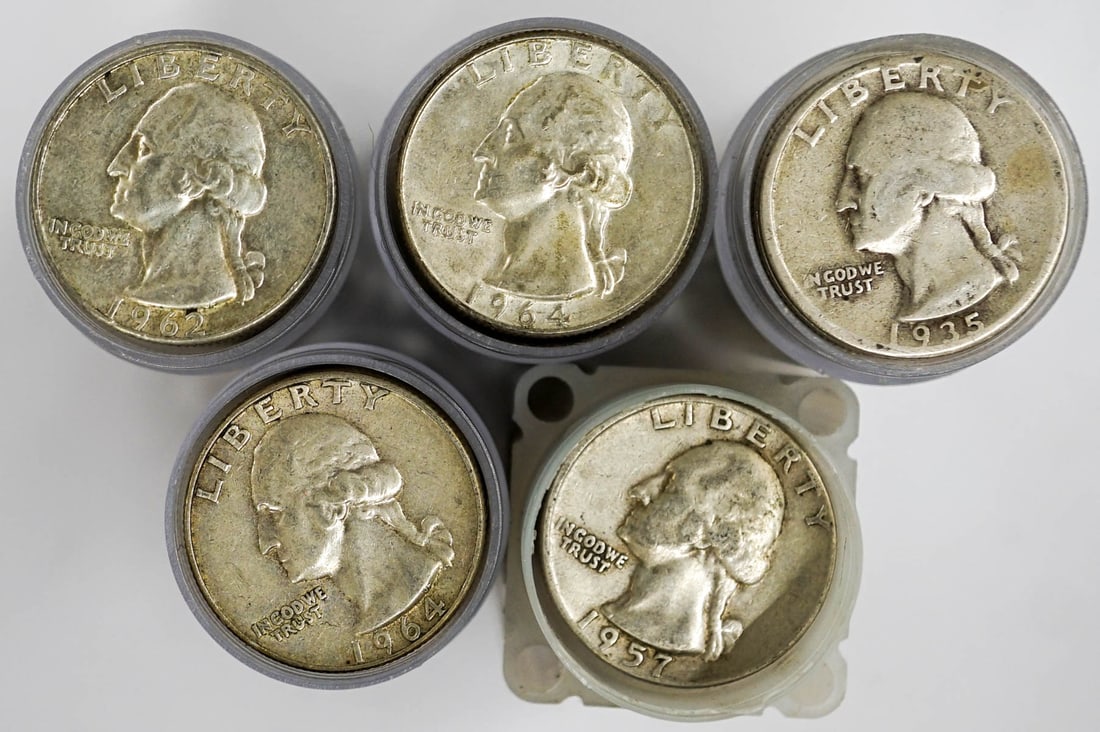 (200) U.S. Silver Quarters 1964-earlier (1 of 1)