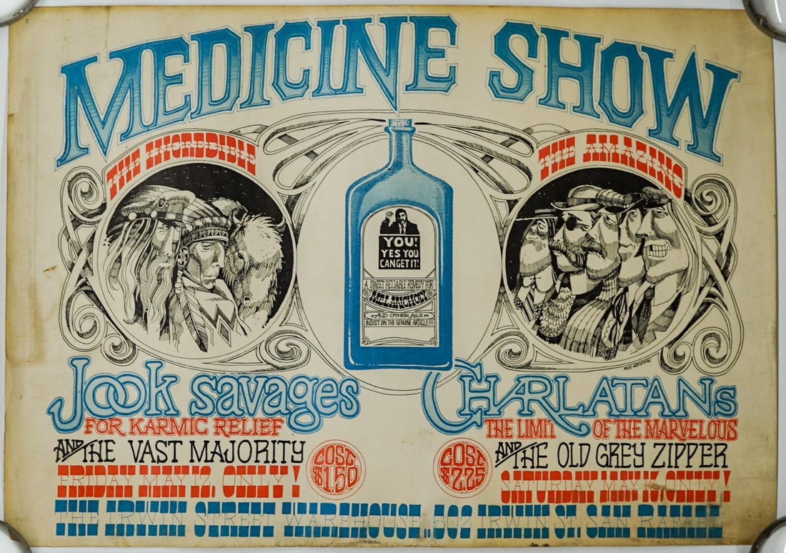 CANABIS ポスター Rick Griffin 1967年製 Rick Griffin was