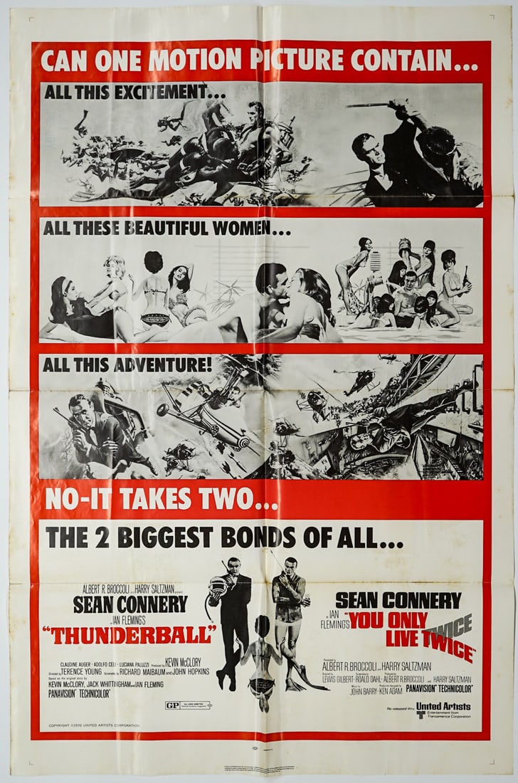 James Bond Thunderball & You Only Live Twice (197r (1 of 4)