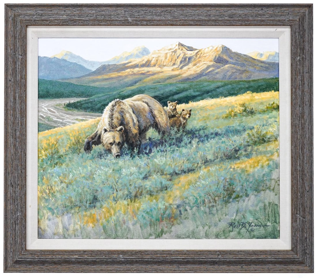 Ross B. Young (Idaho, Born 1955) Large Oil (1 of 4)