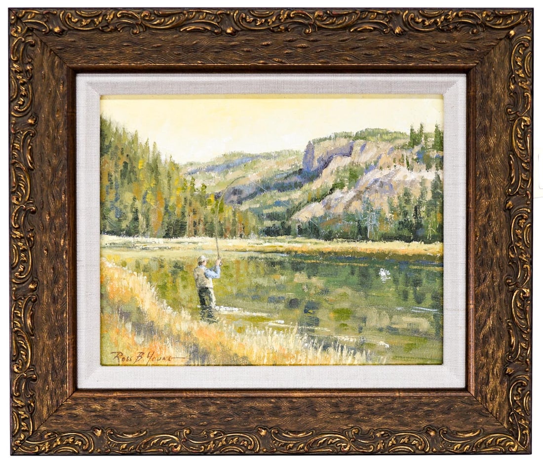 Ross B. Young (Idaho, Born 1955) Oil Painting (1 of 4)