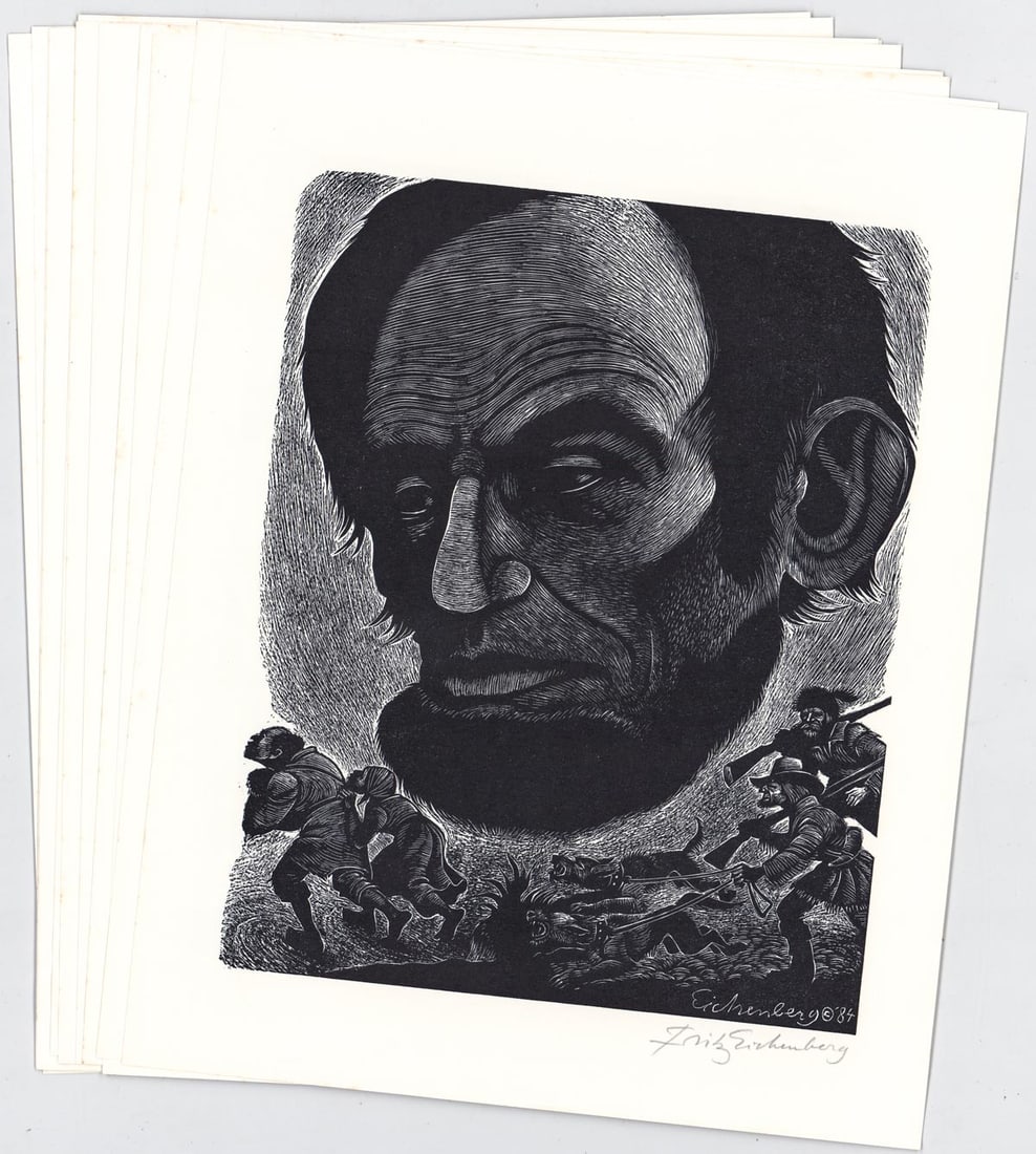 Fritz Eichenberg (11) Engravings [Homage] (1 of 12)