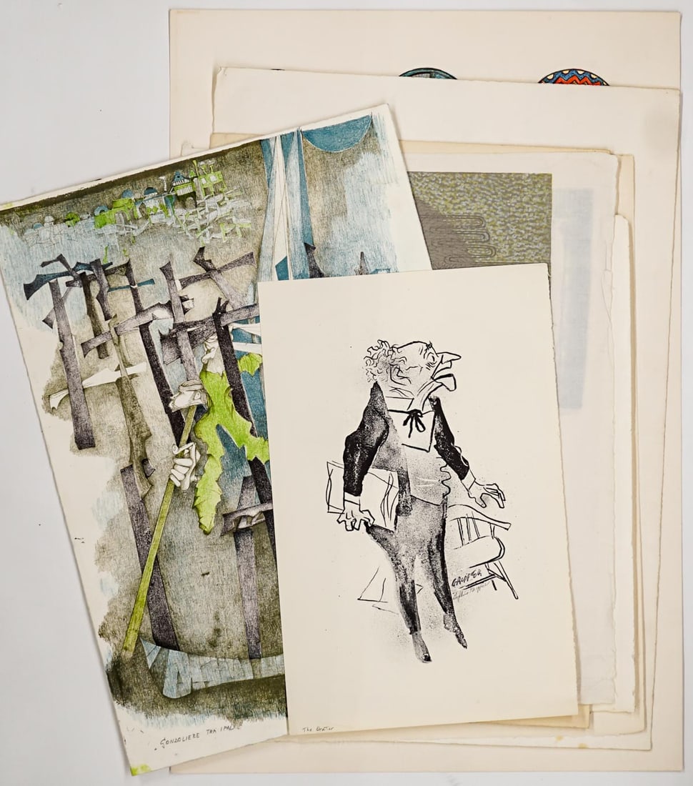 (12 pcs) Amen, Gropper, MCM Prints-Greenbaum (1 of 14)