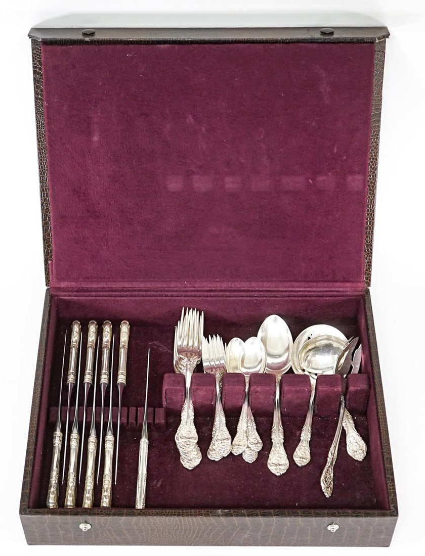 Gorham 'King Edward' 36 PC Flatware 1090g (1 of 7)
