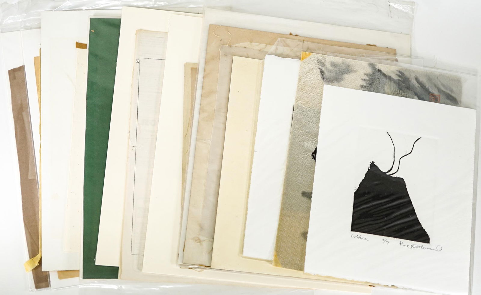 Vintage (18) Prints, Etchings [H. Lersch] (1 of 14)