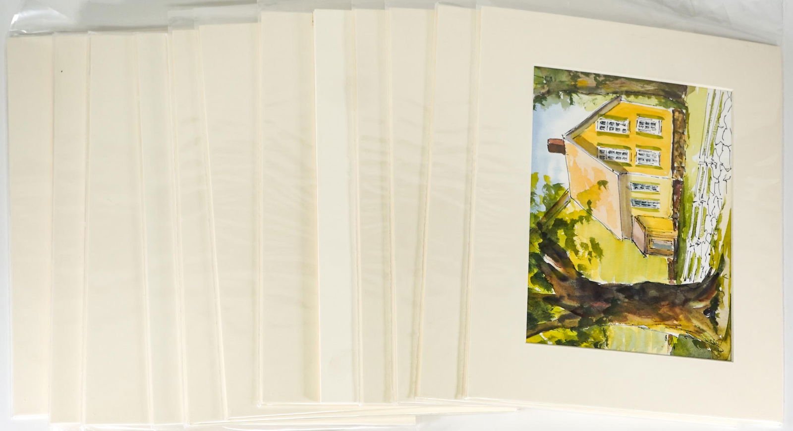 Original (16) Works on Paper - Mat Framed 14x11 (1 of 17)