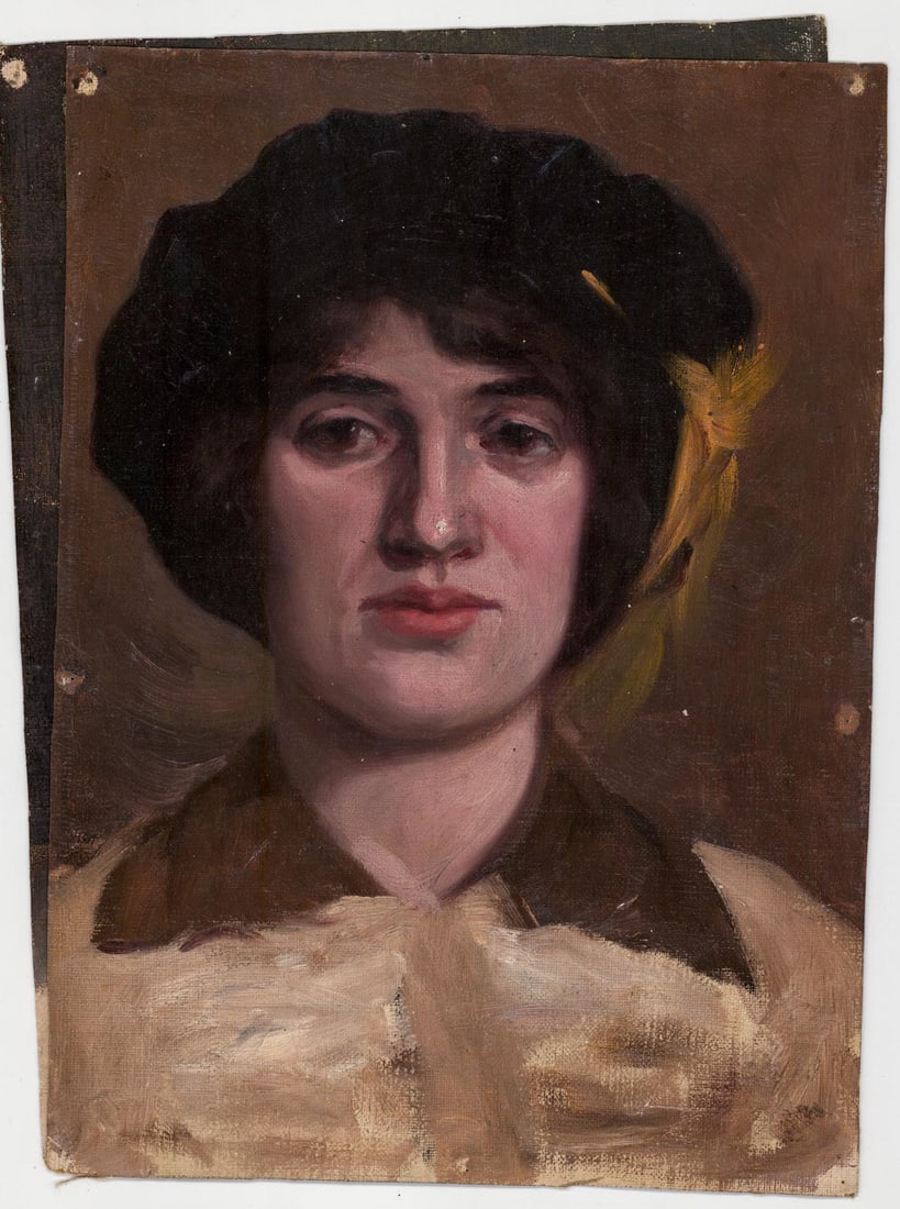 Frederick B. Kress (2) Oil on Canvas [Female] (1 of 5)