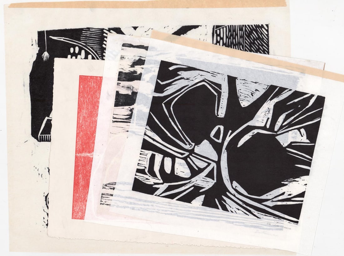 Woodcuts (4) Abstract [Cat] (1 of 5)