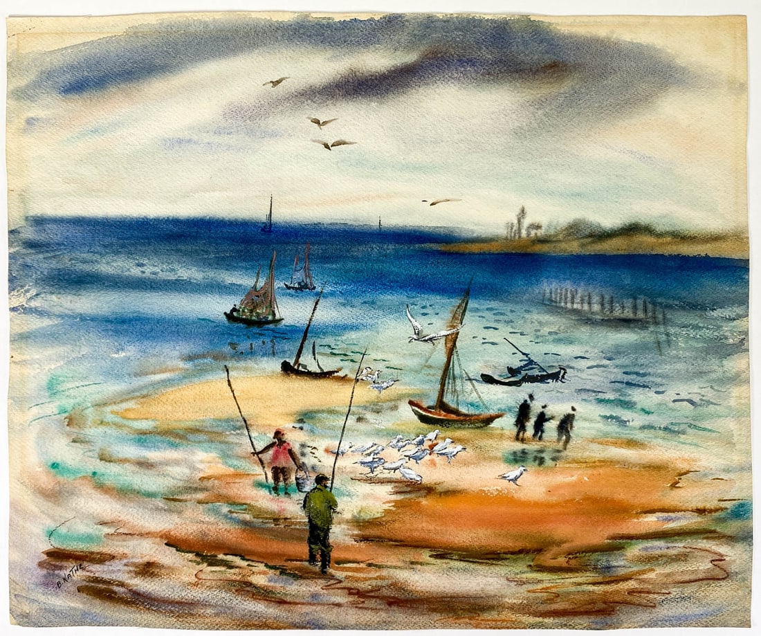 Betty Kathe Large Original Watercolor (1 of 3)