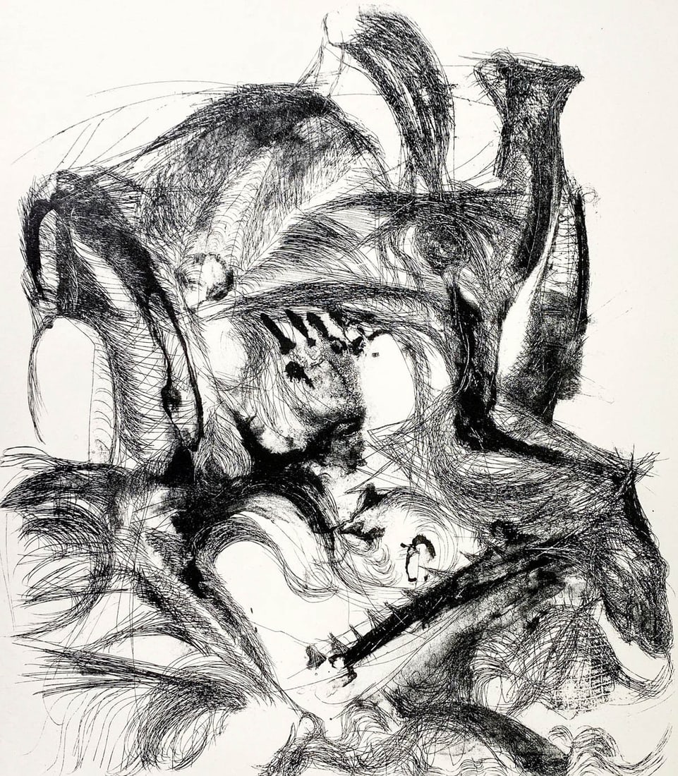 Jula Dech (Germany, b. 1941) Signed Lithograph (1 of 5)