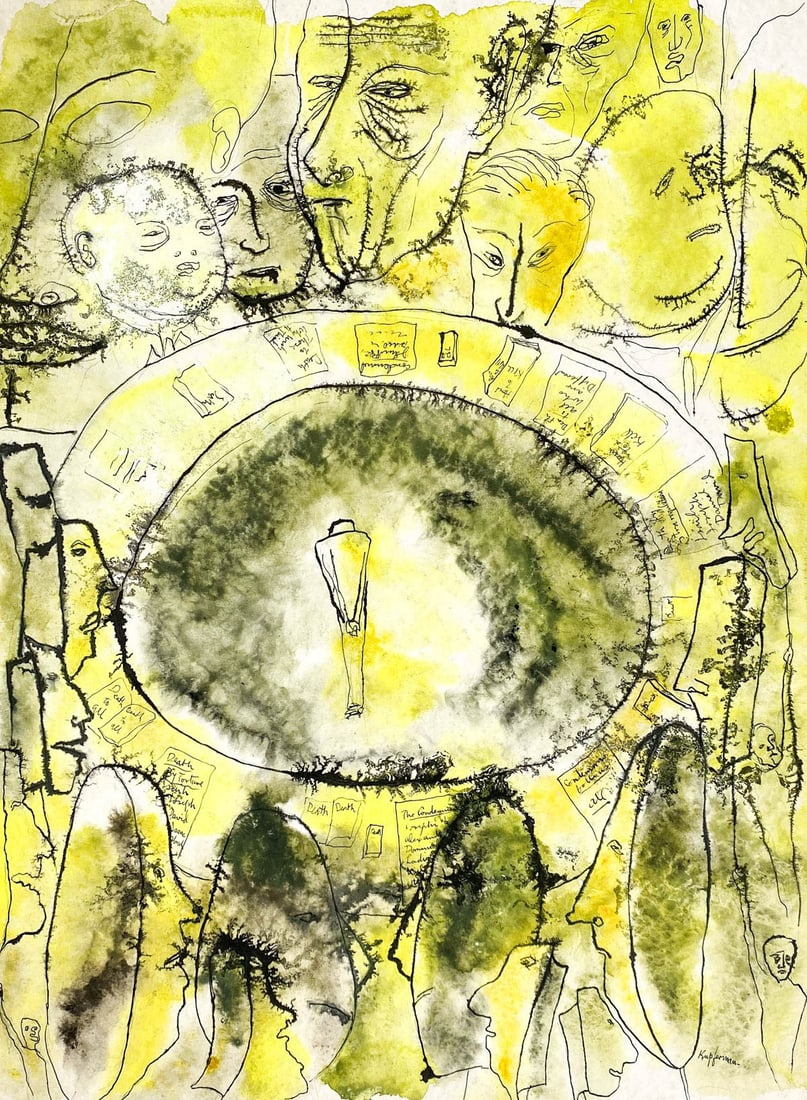 Lawrence Kupferman Original Mixed Media (1 of 5)