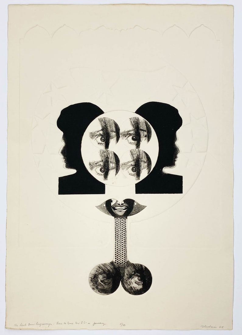 Arthur Deshaies Large Signed & Numbered Etching (1 of 4)