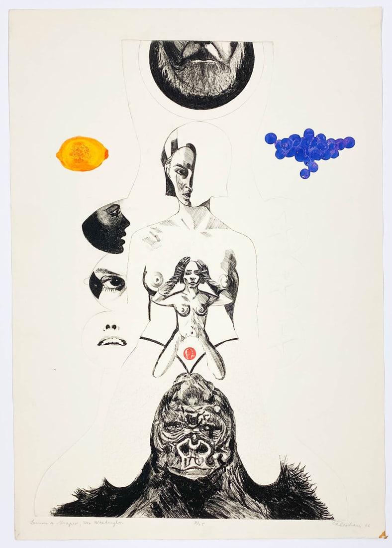 Arthur Deshaies Large Signed & Numbered Etching (1 of 4)