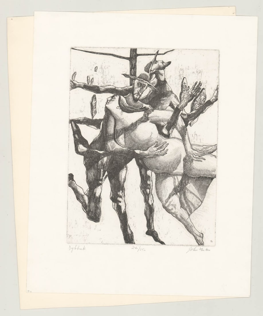 John Fenton Etching SIGNED AP [Walk] (1 of 7)