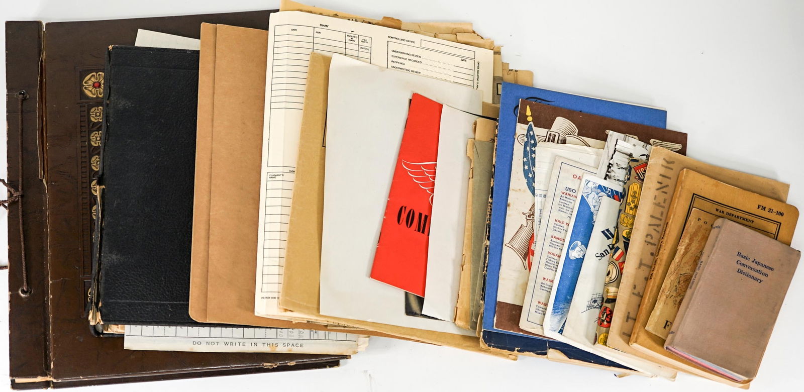 WWII Memorabilia, Manuals, Handbooks, Menus (1 of 8)