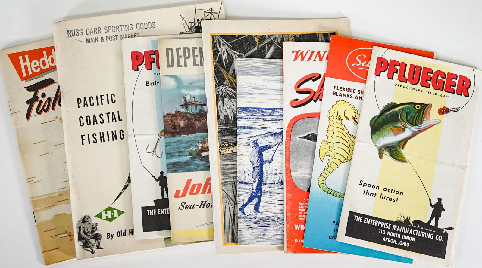 Vintage (9) Sport Catalogs [Heddon, Pflueger] (1 of 10)